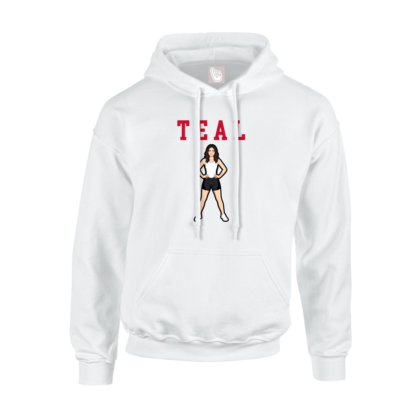 Hoodie — Shirsey in White