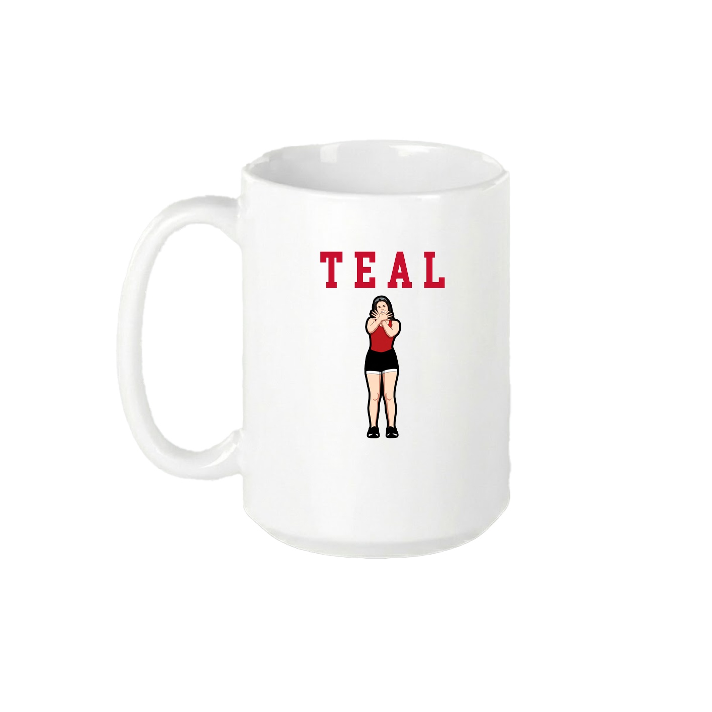 15oz Coffee Mug — Shirsey in White