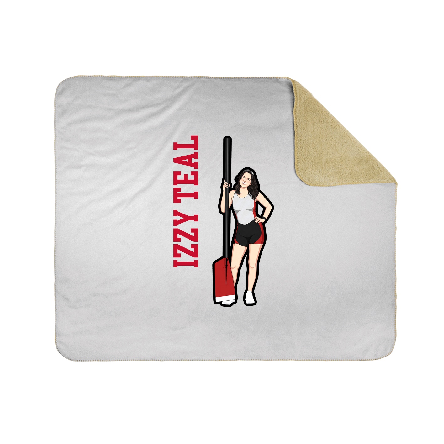 50x60 Sherpa Lined Throw Blanket