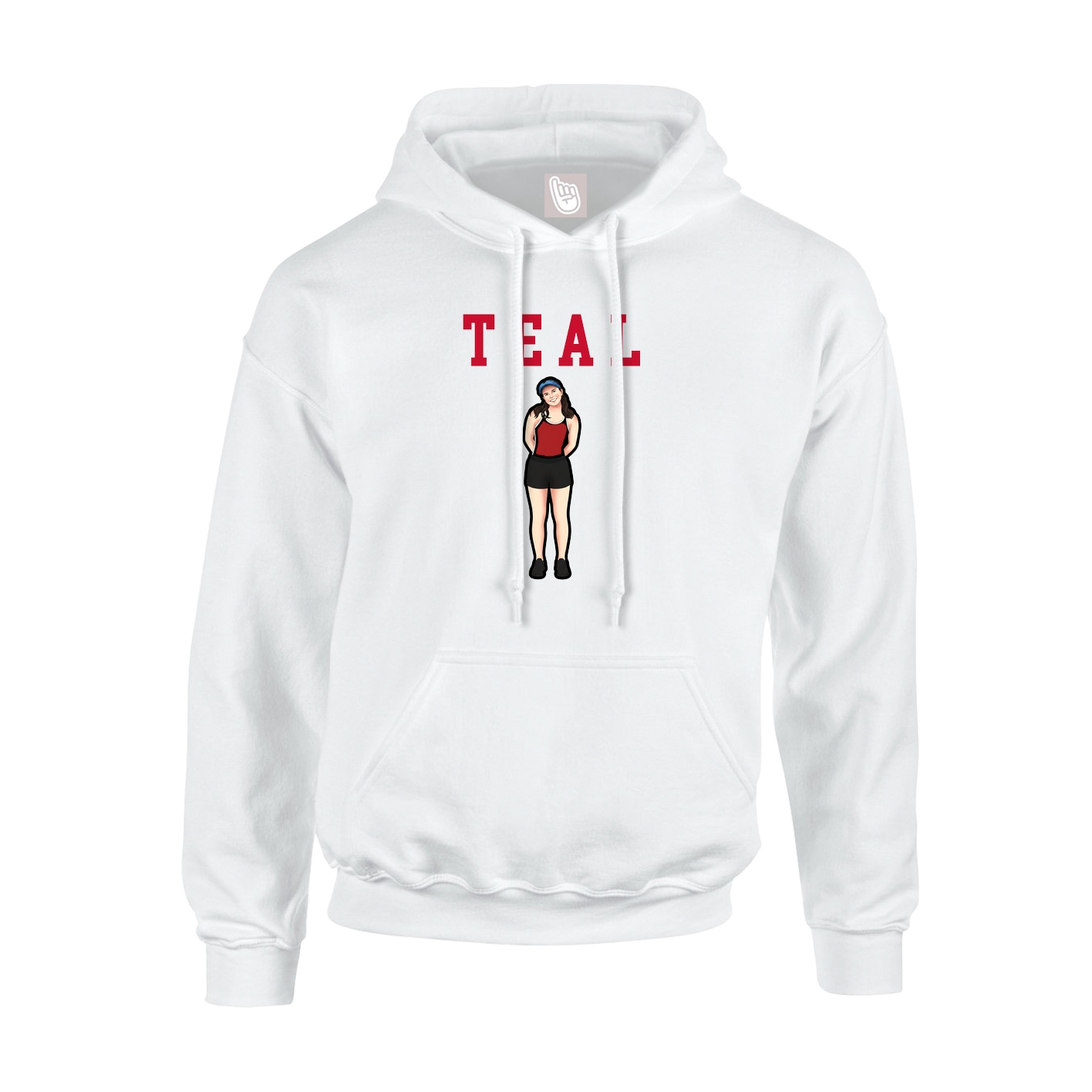 Hoodie — Shirsey in White