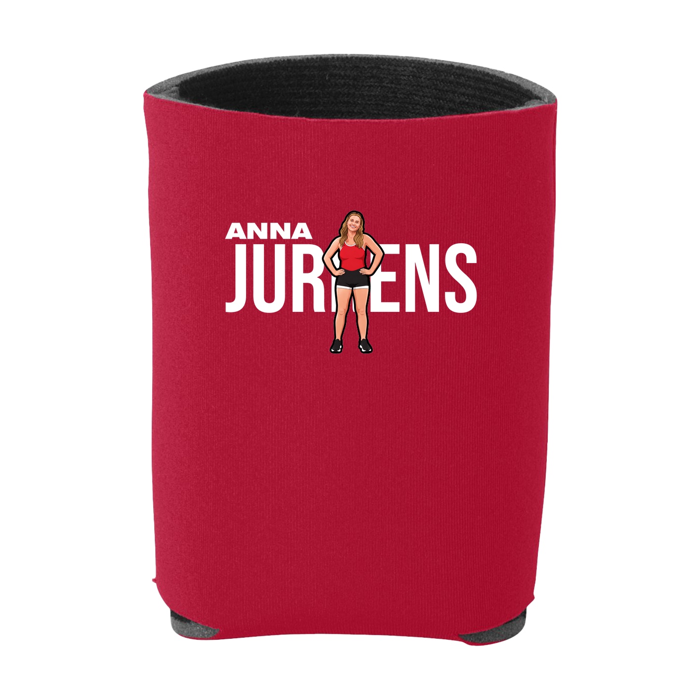 Can Holder — Player Name in Red