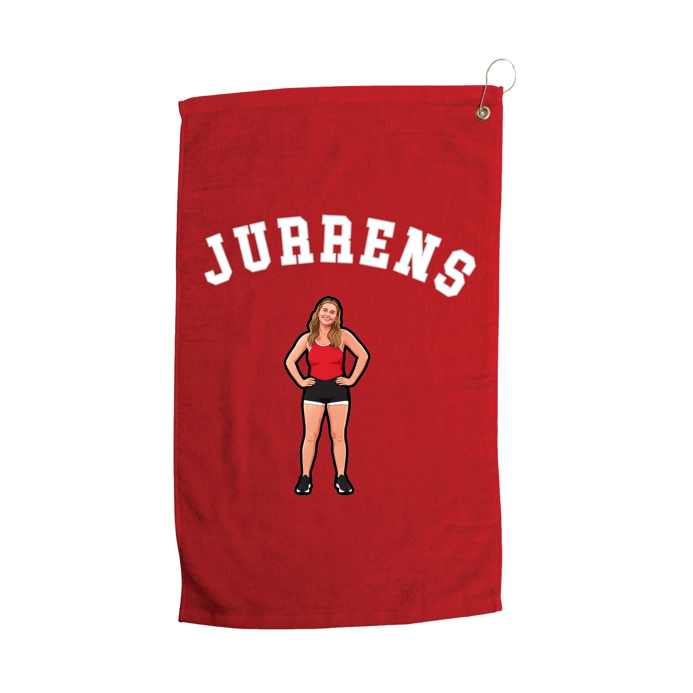 Golf Towel — Shirsey Arch in Red