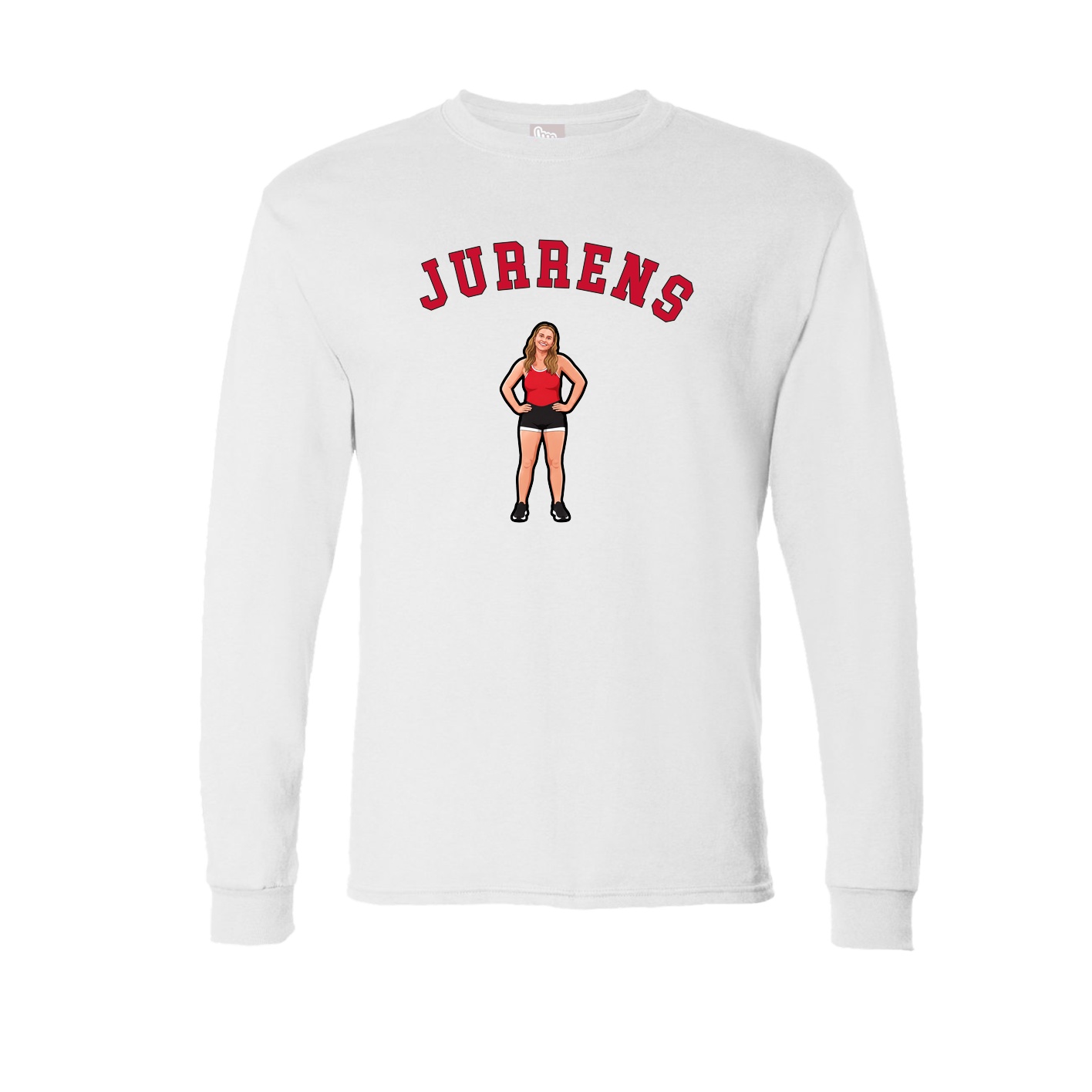 Long Sleeve Tee — Shirsey Arch in White
