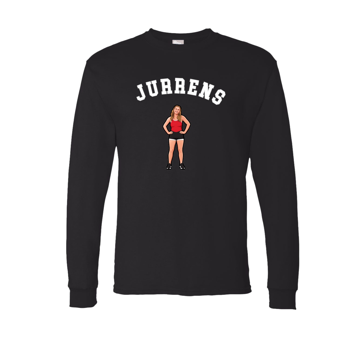 Long Sleeve Tee — Shirsey Arch in Black