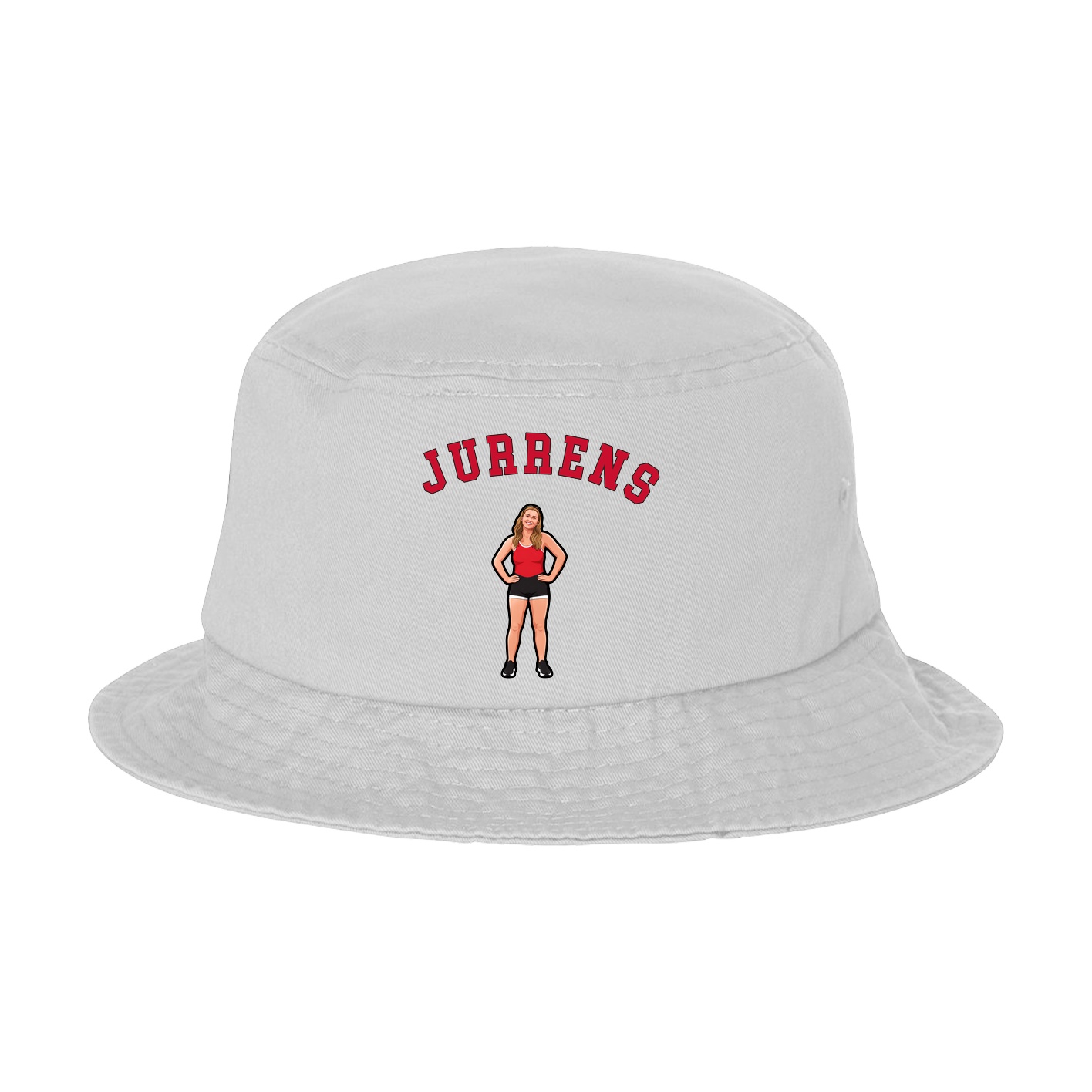 Bucket Cap — Shirsey Arch in White