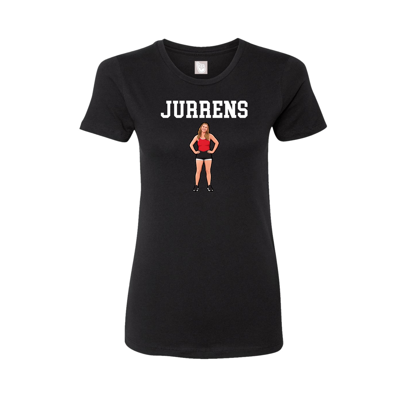 Fitted Women's Tee — Shirsey in Black
