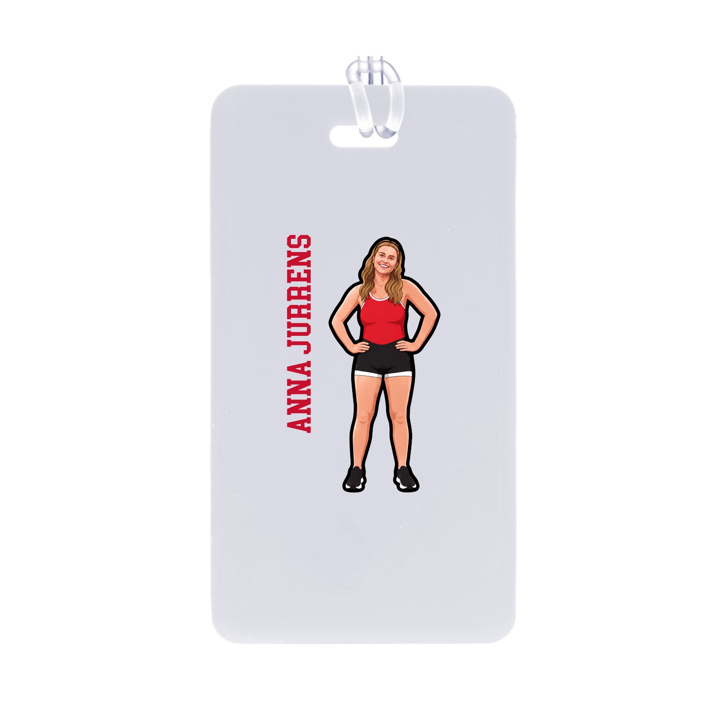 Bag Tag — Name Vertical in Classic