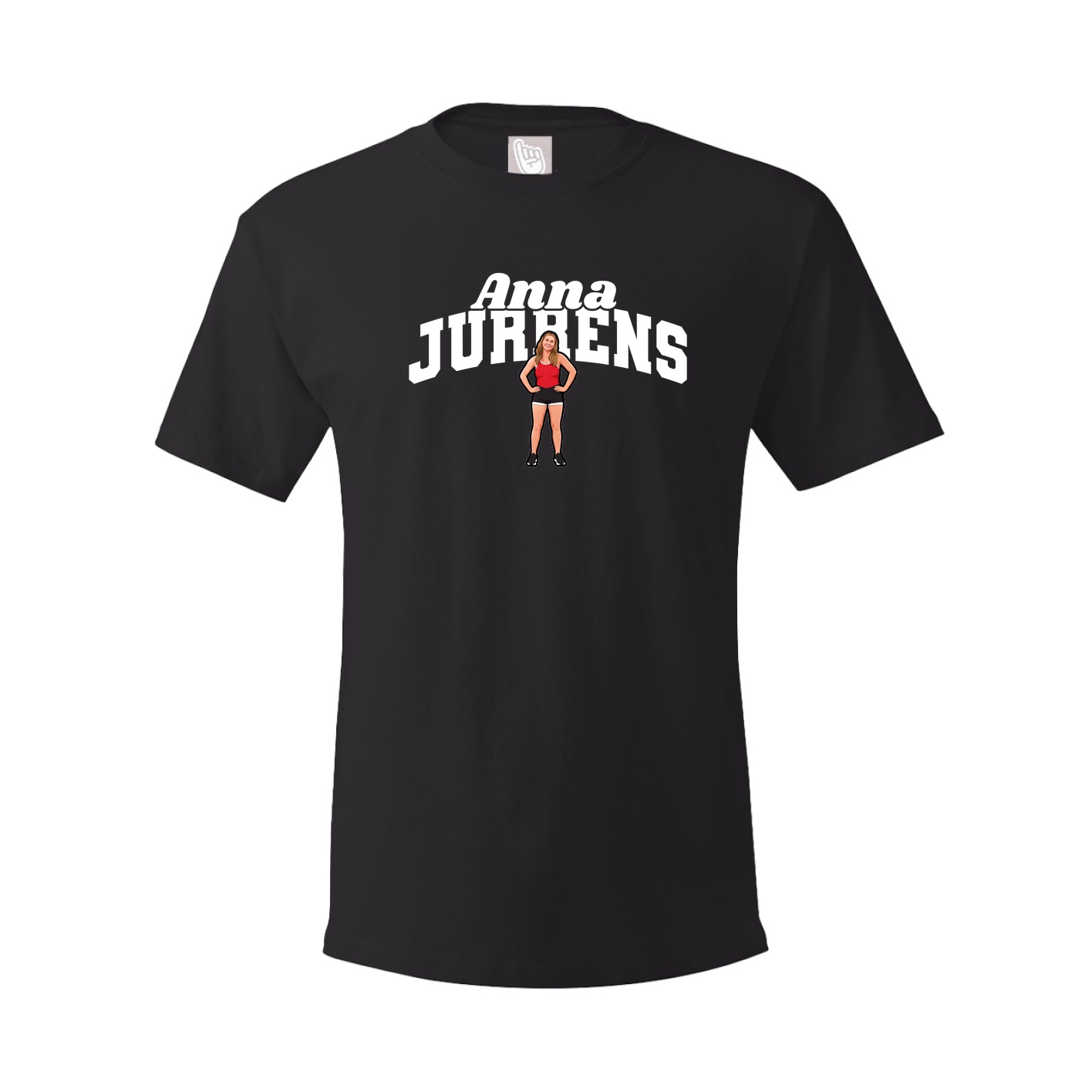 Youth Tee — Signature Arch in Black