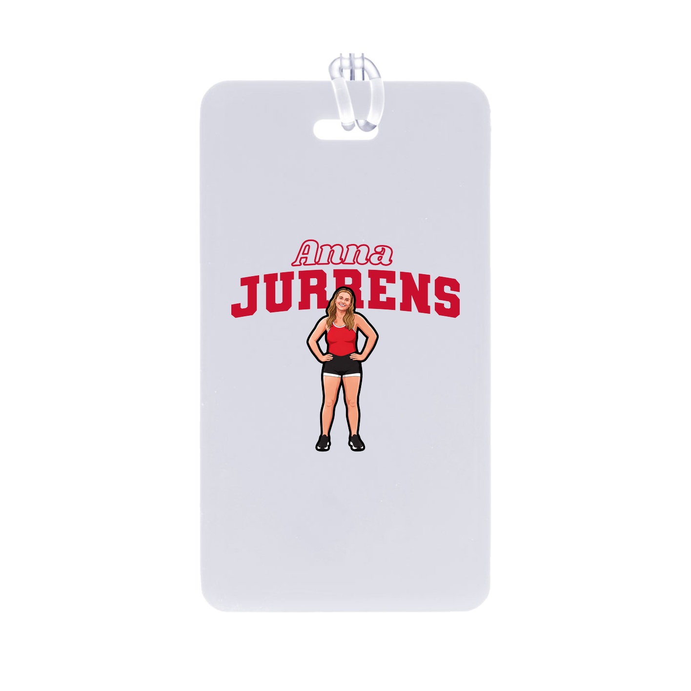Bag Tag — Name Arch in Classic