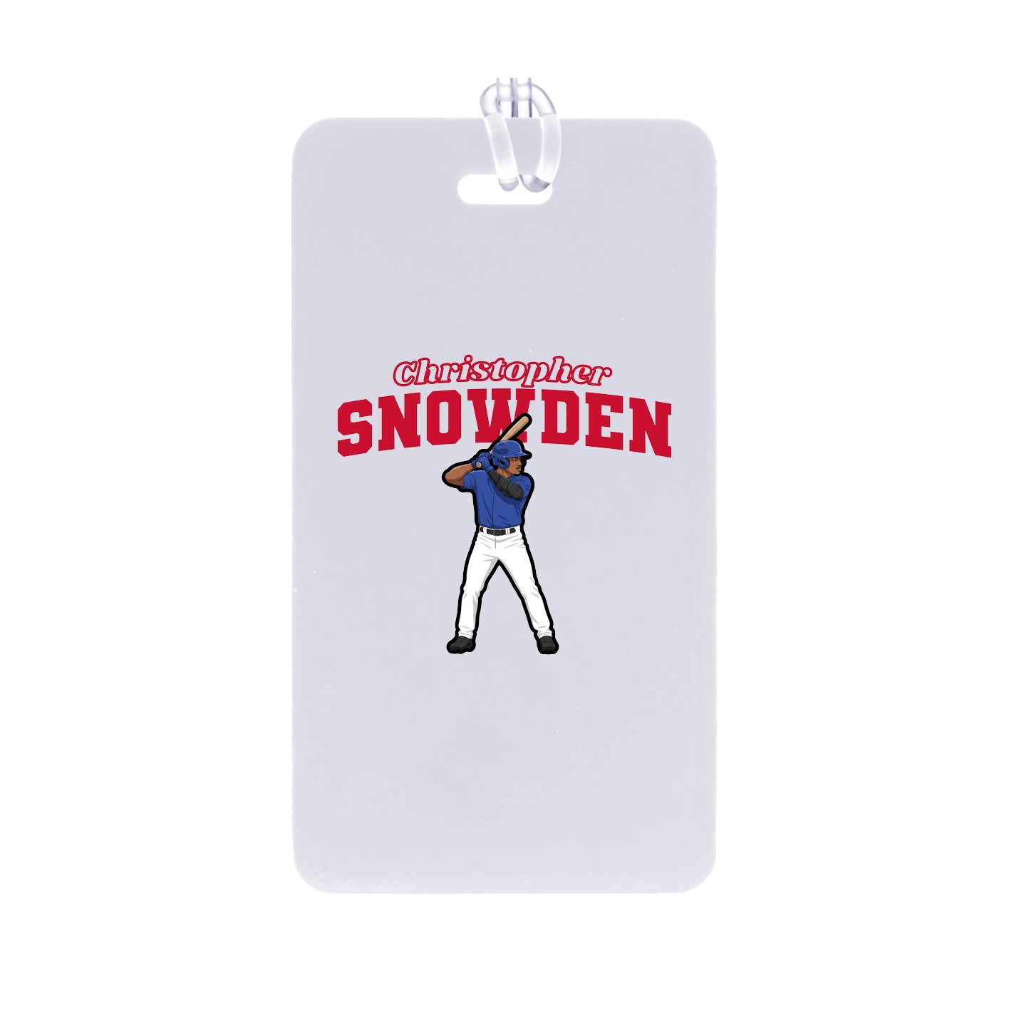 Bag Tag — Name Arch in Classic