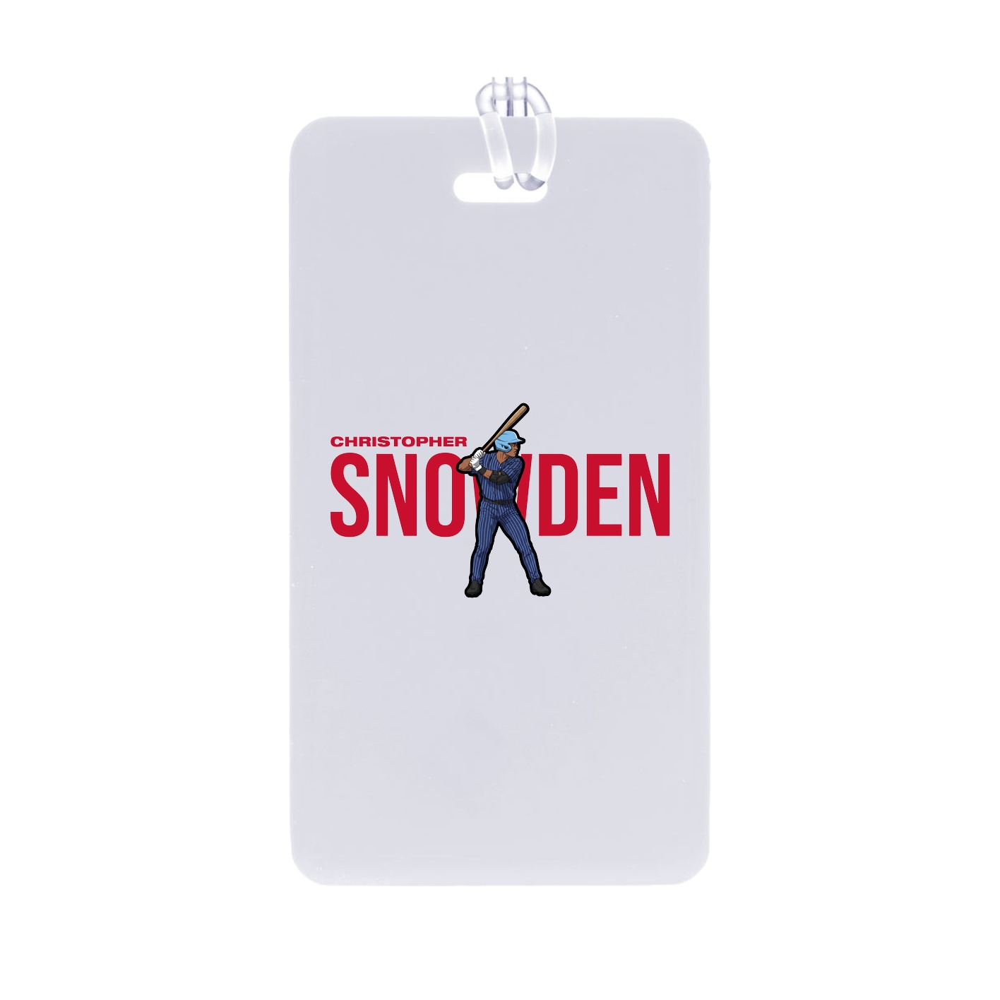 Bag Tag — Player Name in Classic