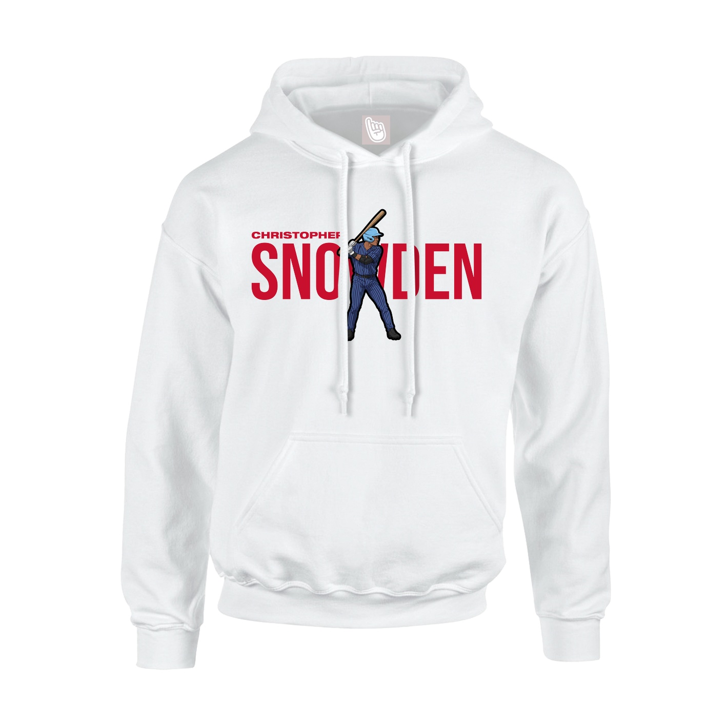 Hoodie — Player Name in White