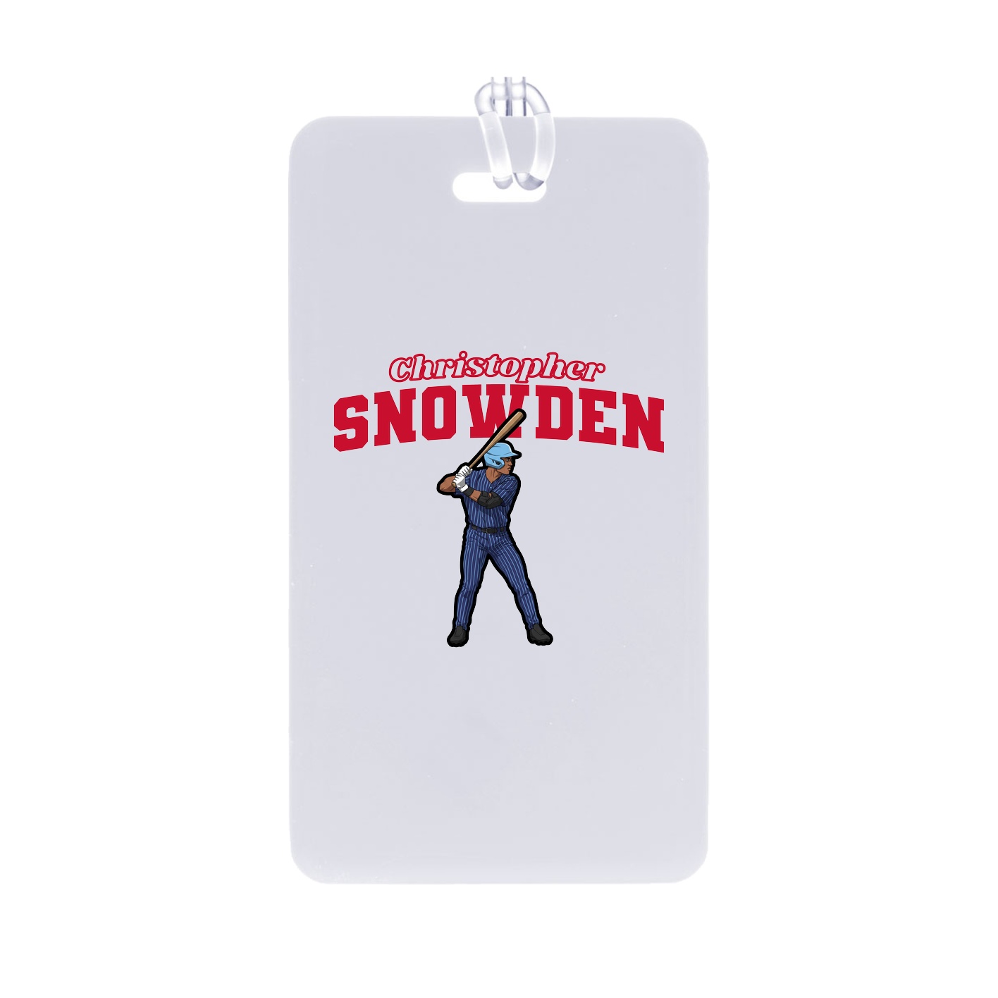 Bag Tag — Name Arch in Classic