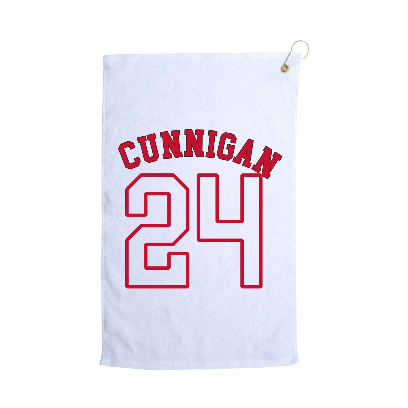 Golf Towel — Shirsey Arch in White