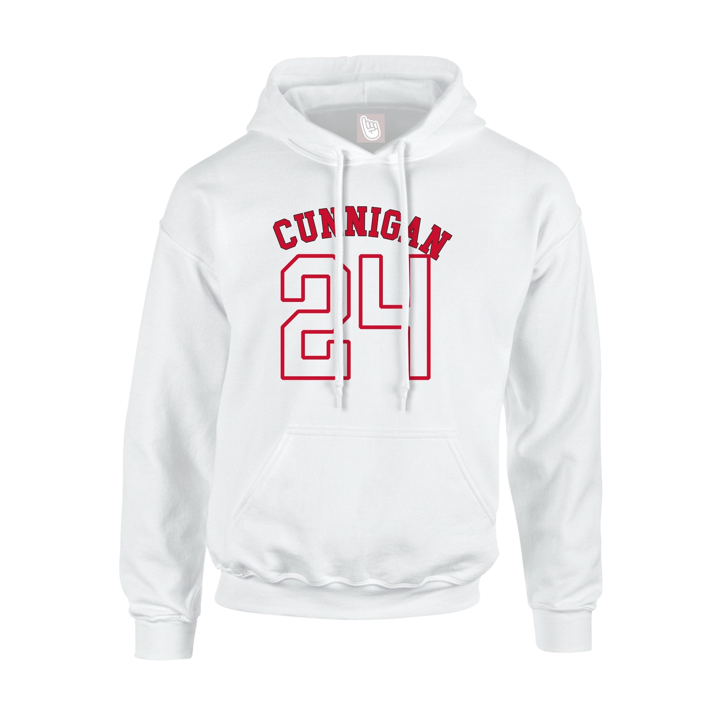 Hoodie — Shirsey Arch in White