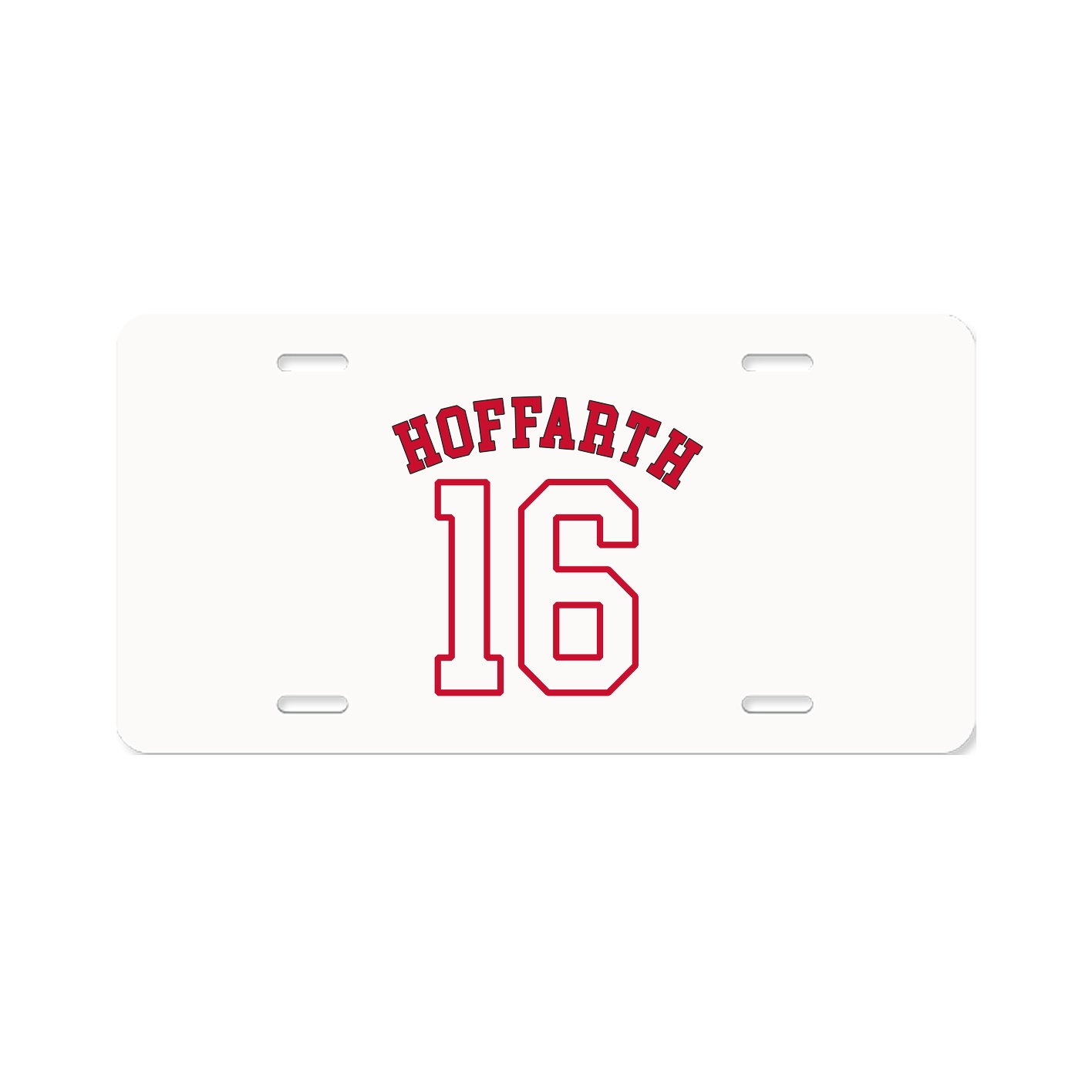 License Plate — Shirsey Arch in Classic