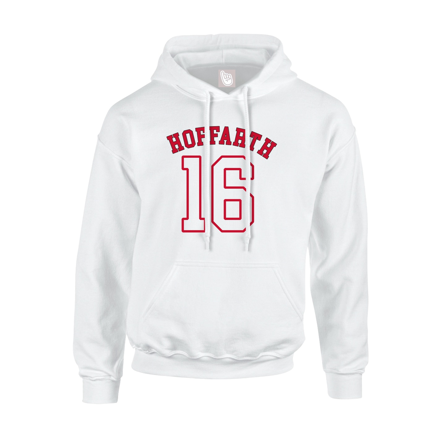 Hoodie — Shirsey Arch in White