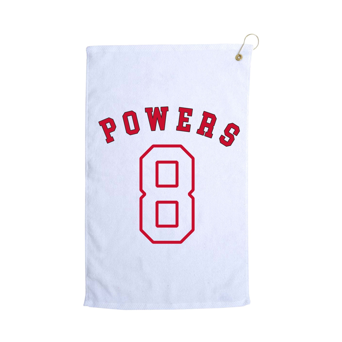 Golf Towel — Shirsey Arch in White