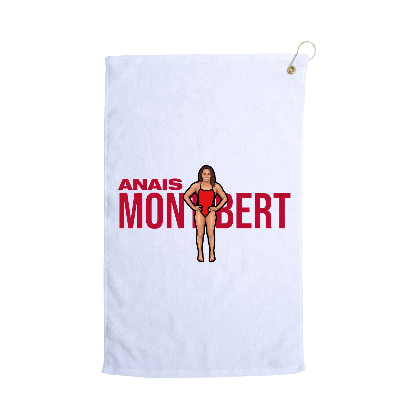 Golf Towel — Player Name in White