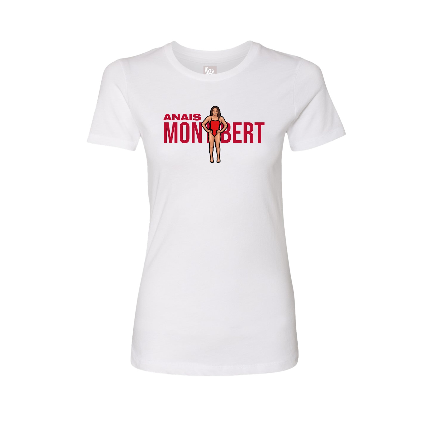 Womens Tee — Player Name in White