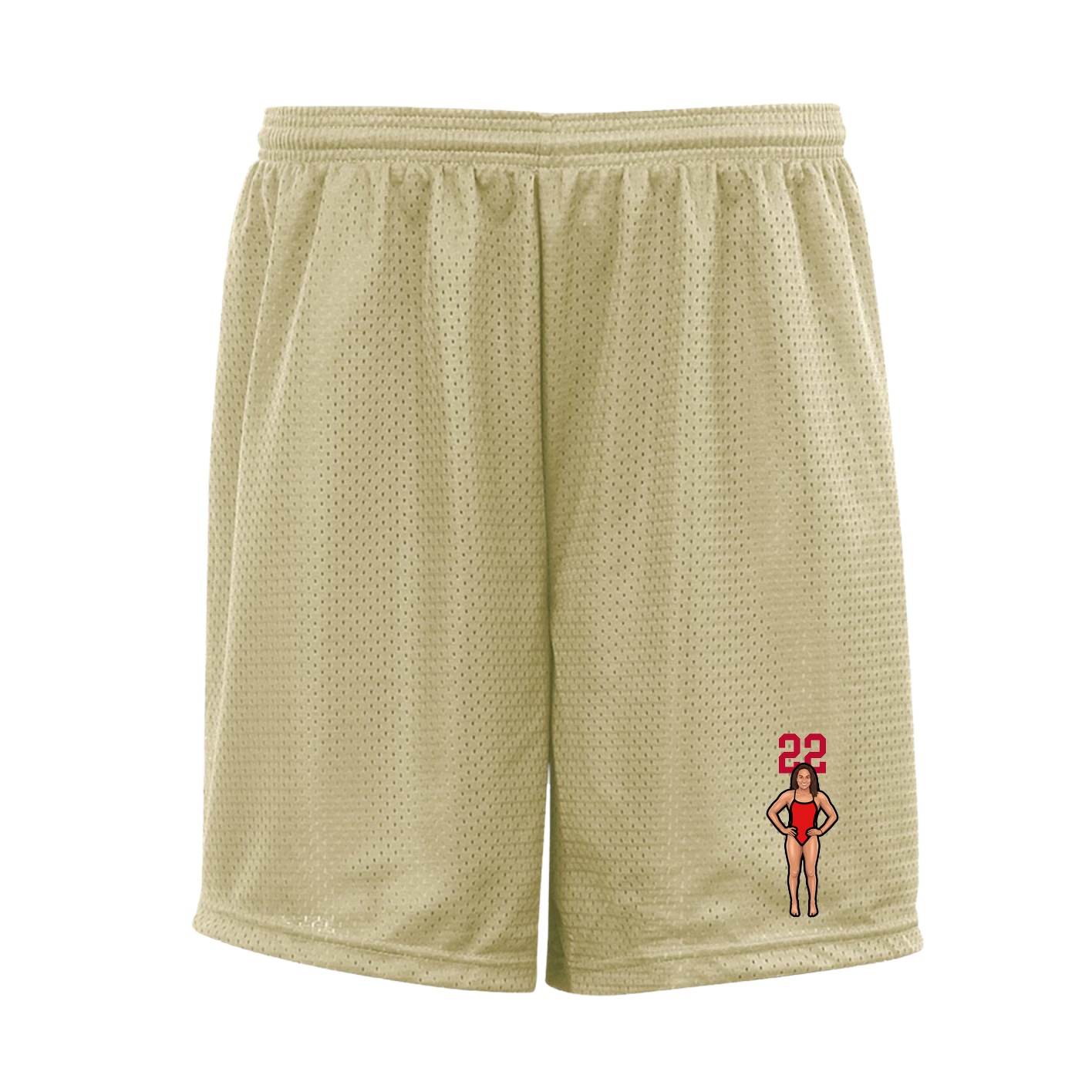 Shorts — Number Top in Vegas Gold