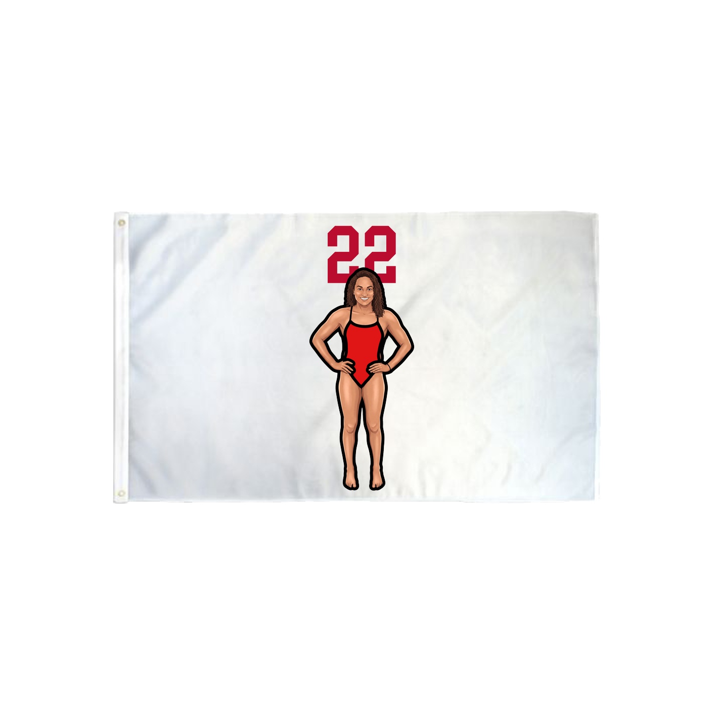 3x5 Flag — Number Top in Classic