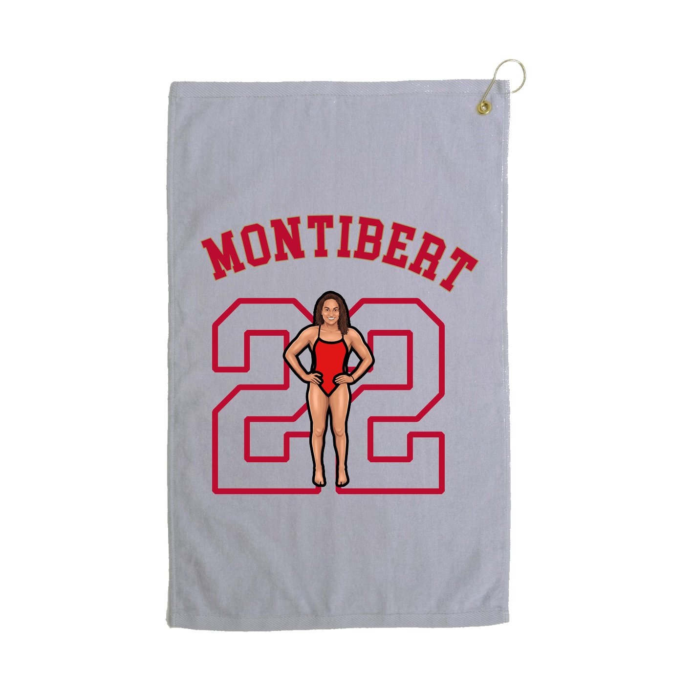 Golf Towel — Shirsey Arch in Grey