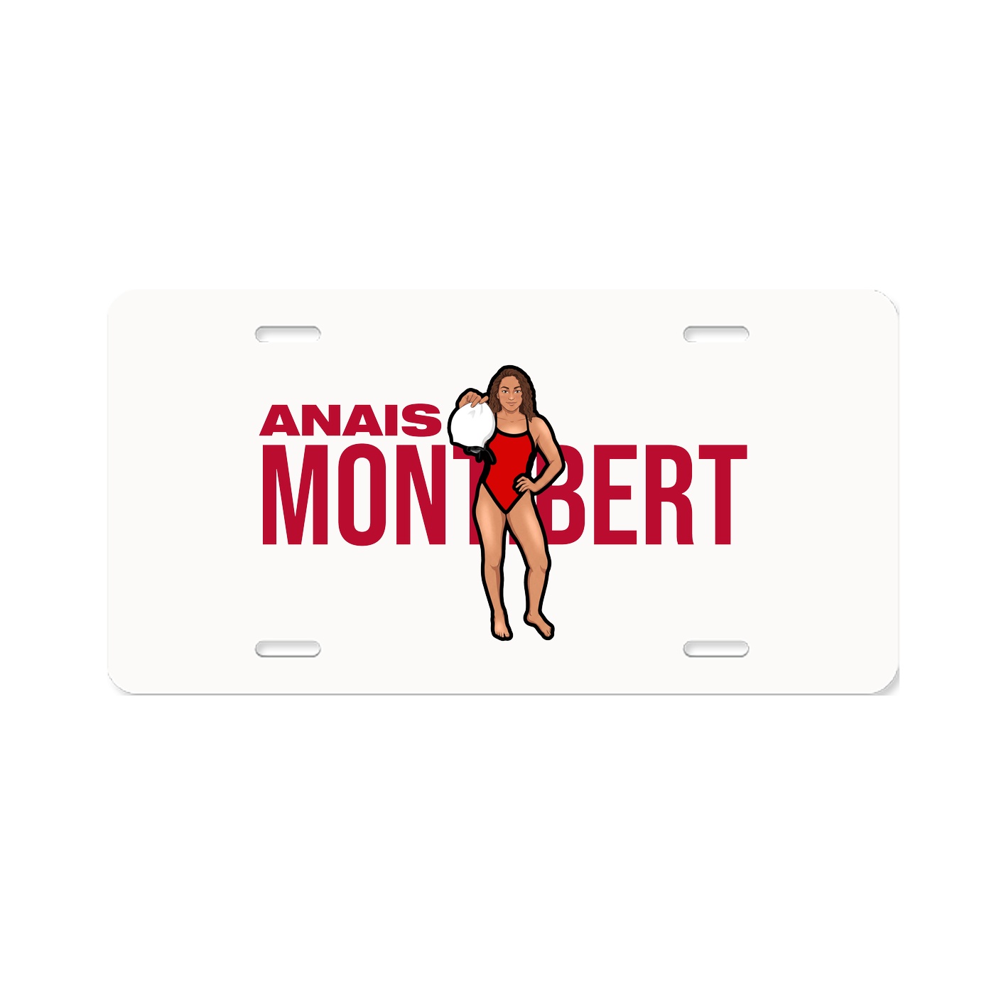 License Plate — Player Name in Classic