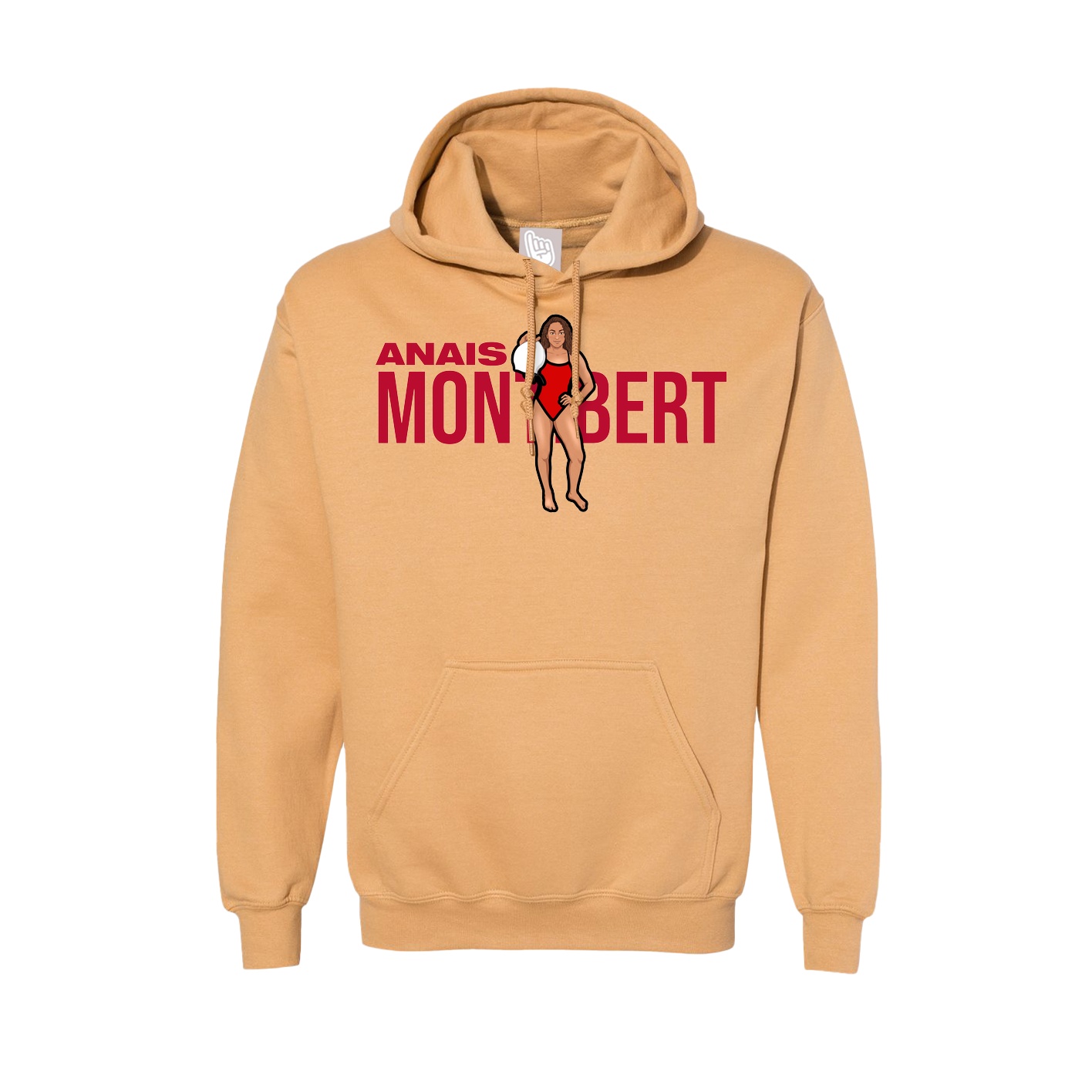 Hoodie — Player Name in Vegas Gold