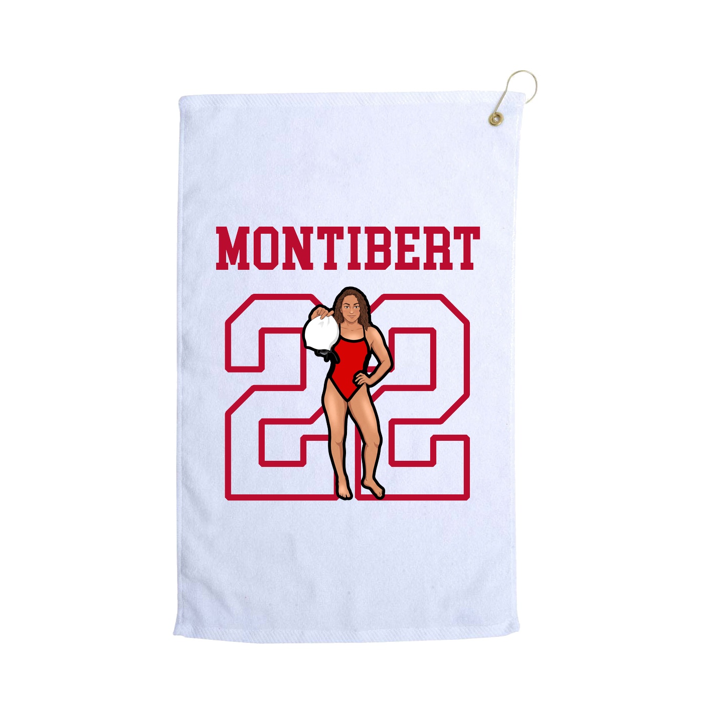 Golf Towel — Shirsey in White
