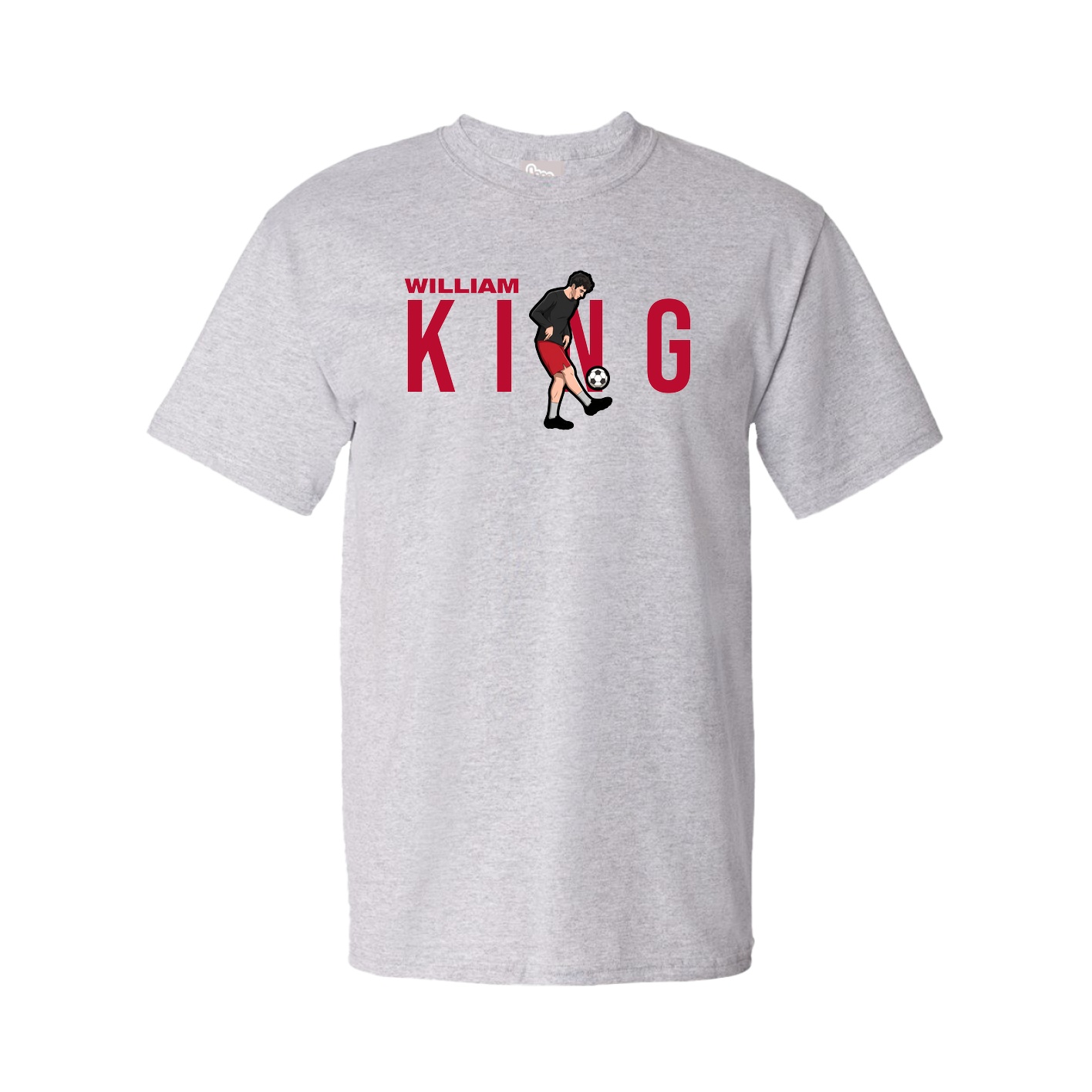 Tee — Player Name in Grey