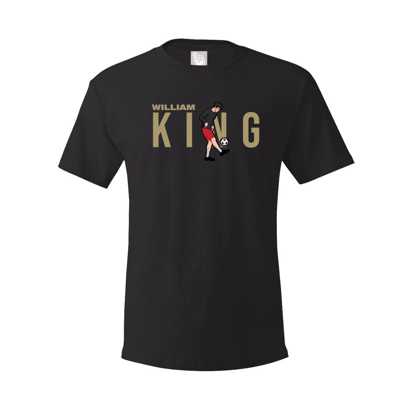 Youth Tee — Player Name in Black