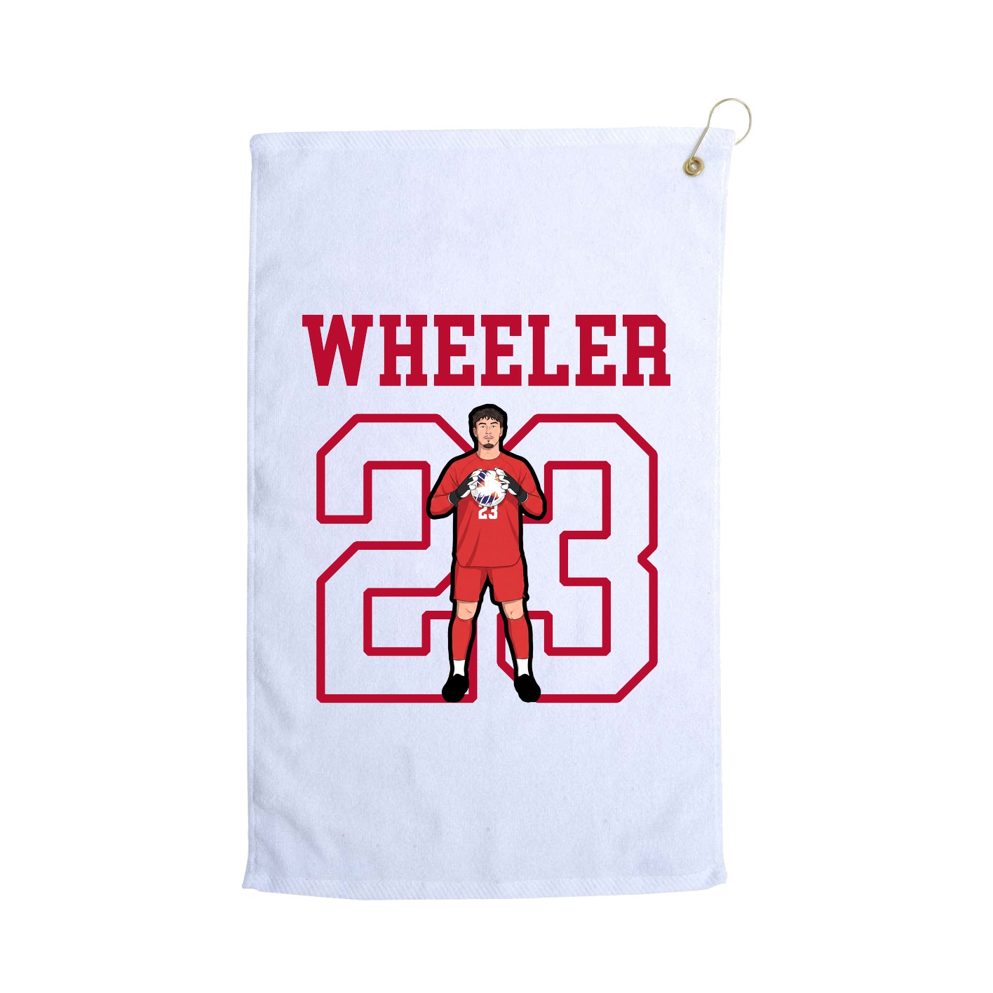 Golf Towel — Shirsey in White