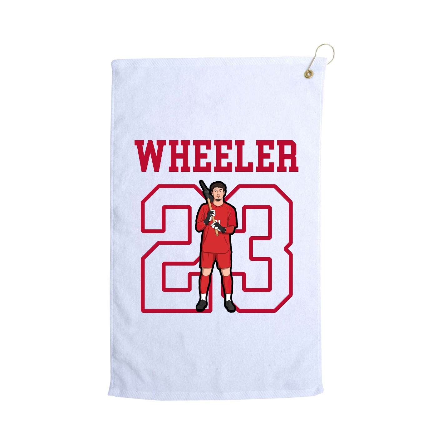 Golf Towel — Shirsey in White
