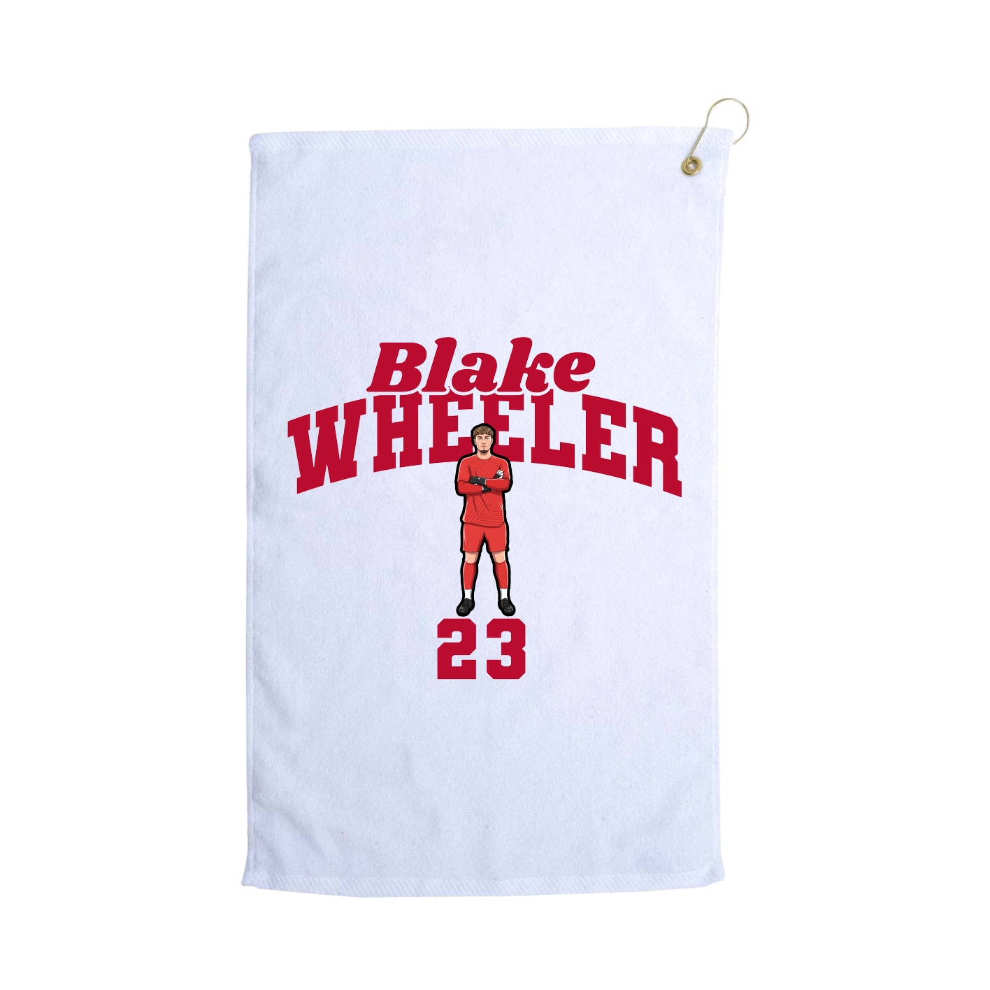 Golf Towel — Signature Arch in White