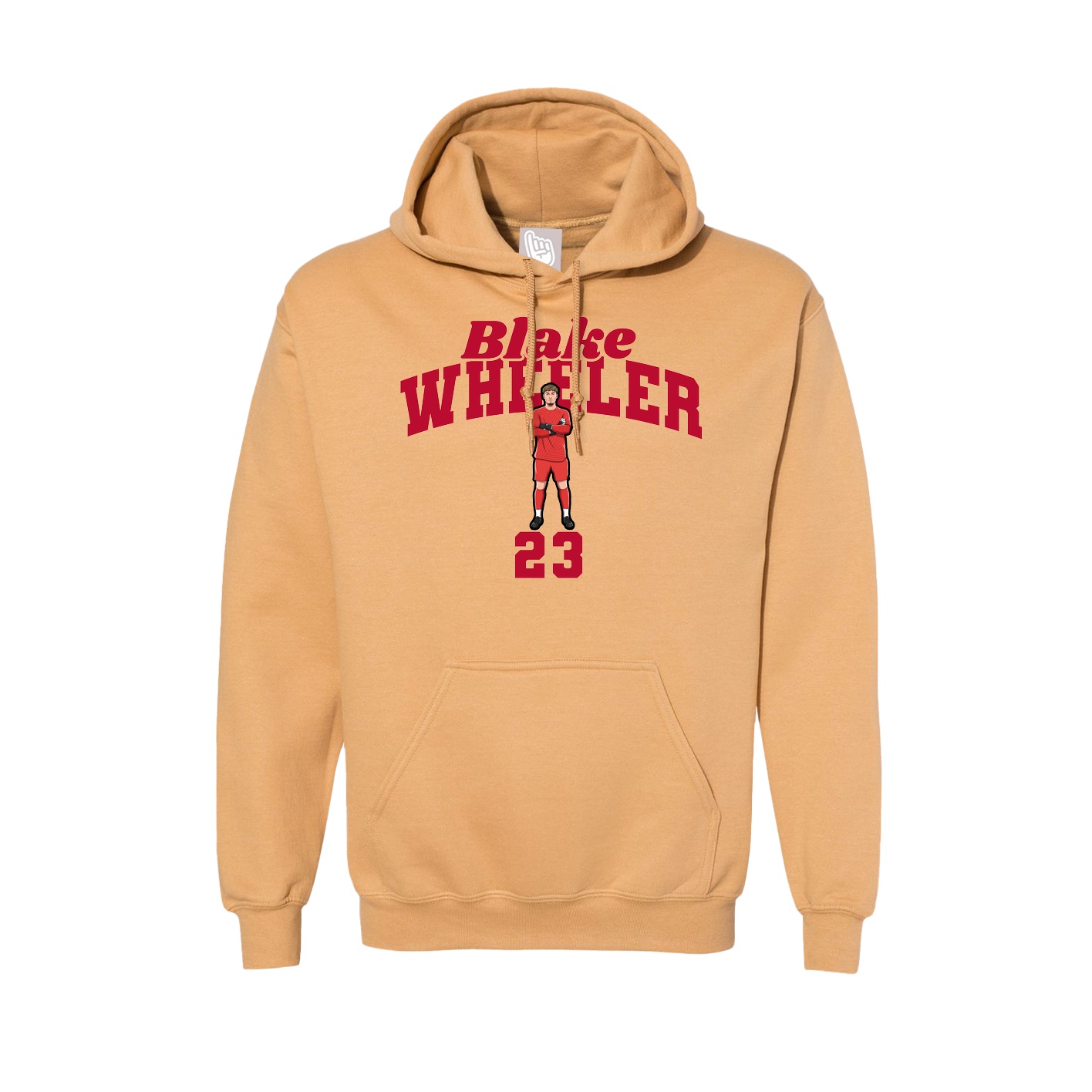 Hoodie — Signature Arch in Vegas Gold