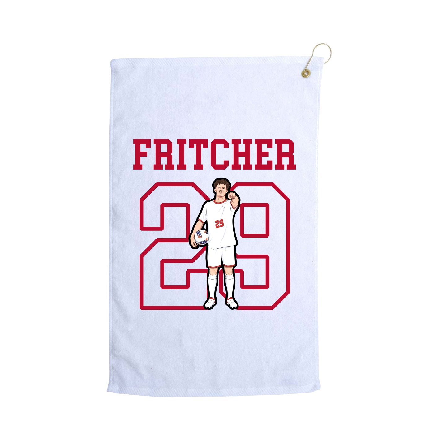 Golf Towel — Shirsey in White