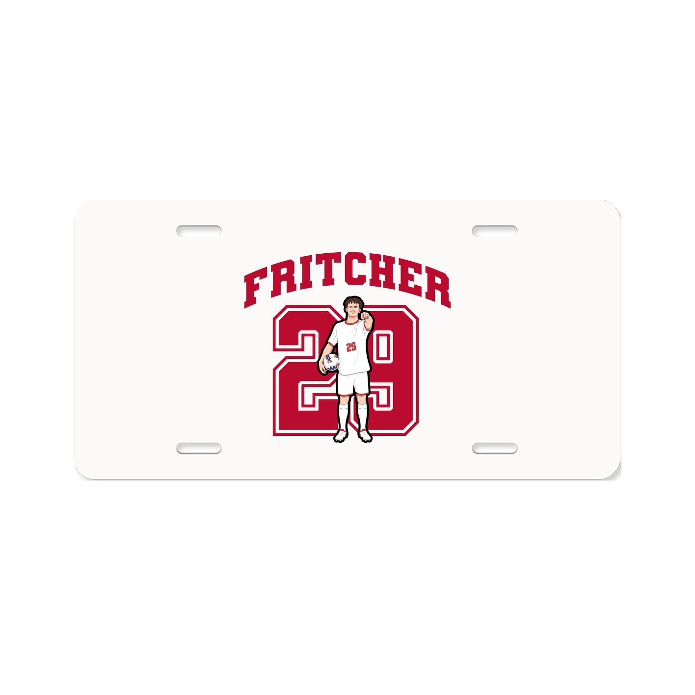 License Plate — Number in Classic