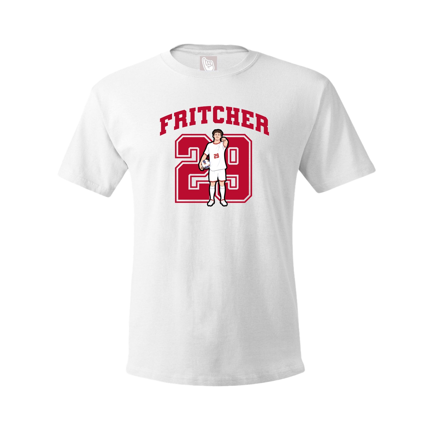 Tee — Number in White