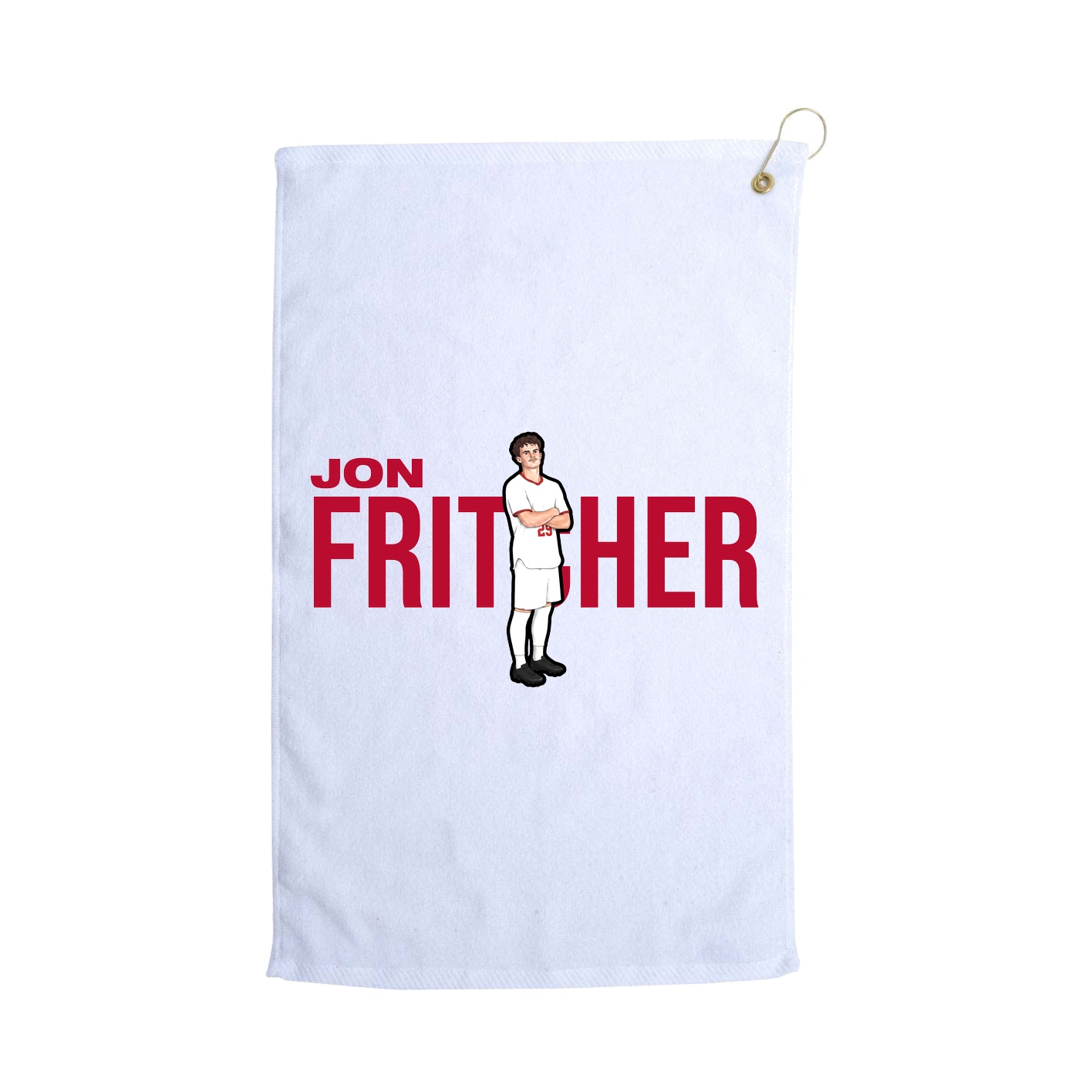 Golf Towel — Player Name in White