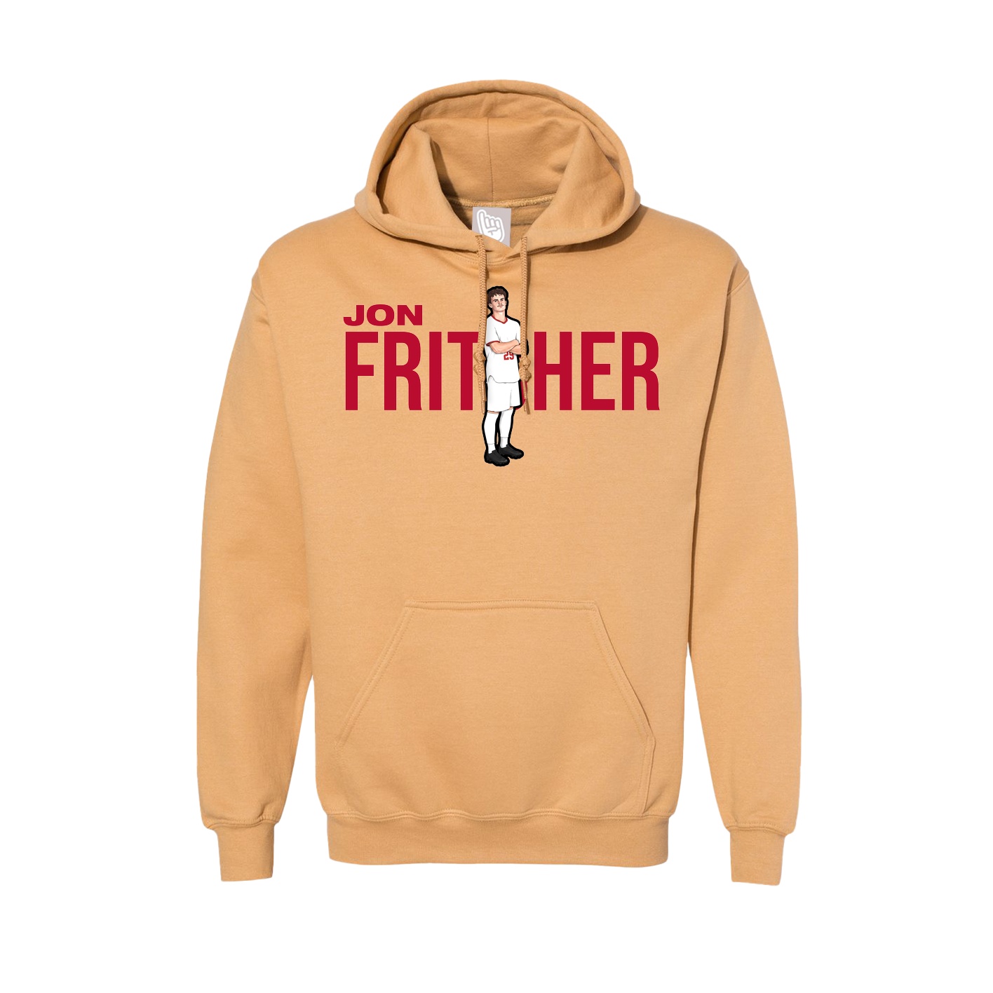 Hoodie — Player Name in Vegas Gold