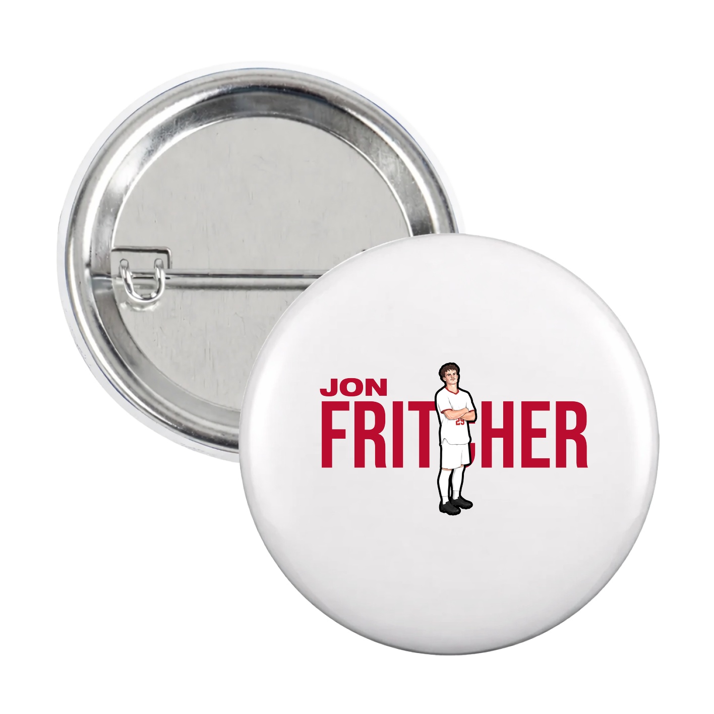 Game Day Button — Player Name in White