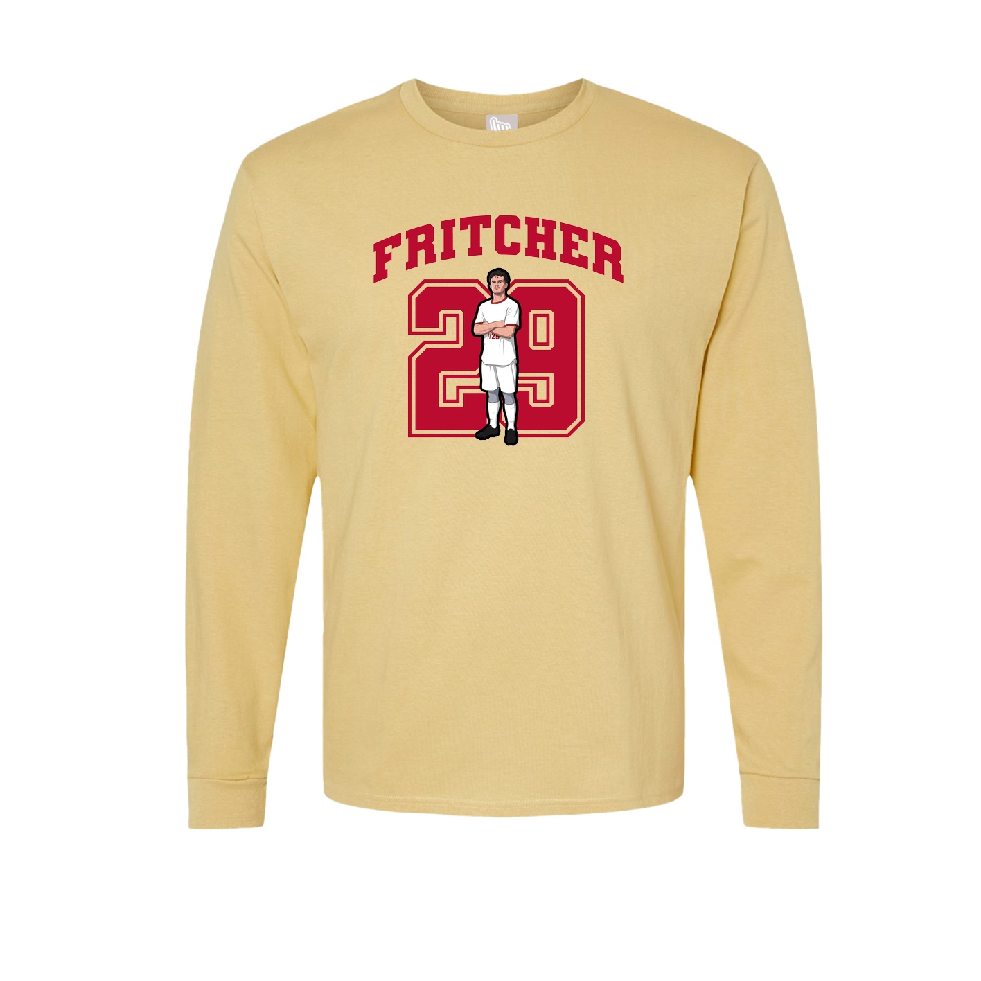 Long Sleeve Tee — Number in Vegas Gold
