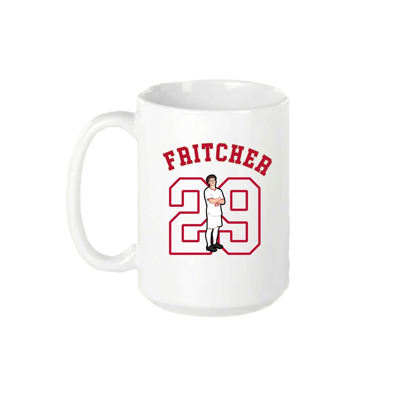 15oz Coffee Mug — Shirsey Arch in White