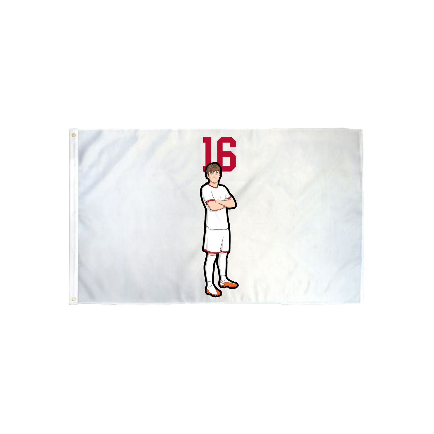 3x5 Flag — Number Top in Classic