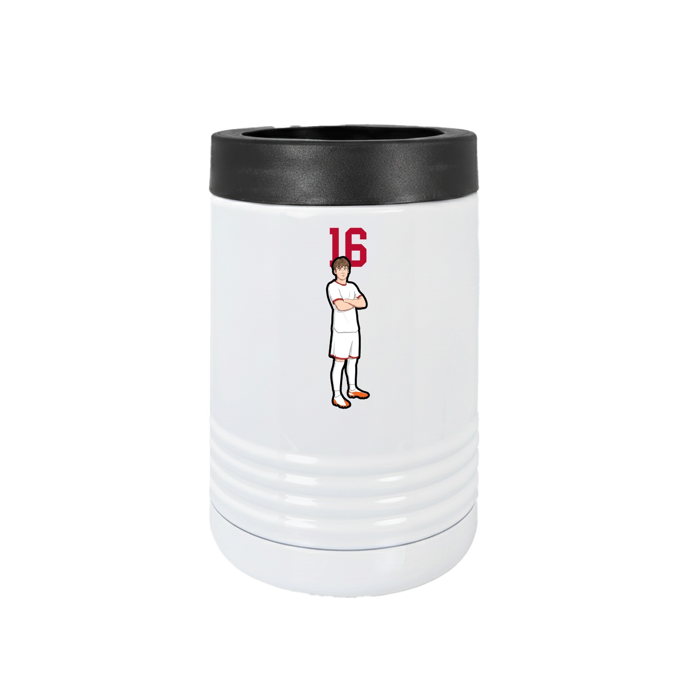 Beverage Holder — Number Top in White