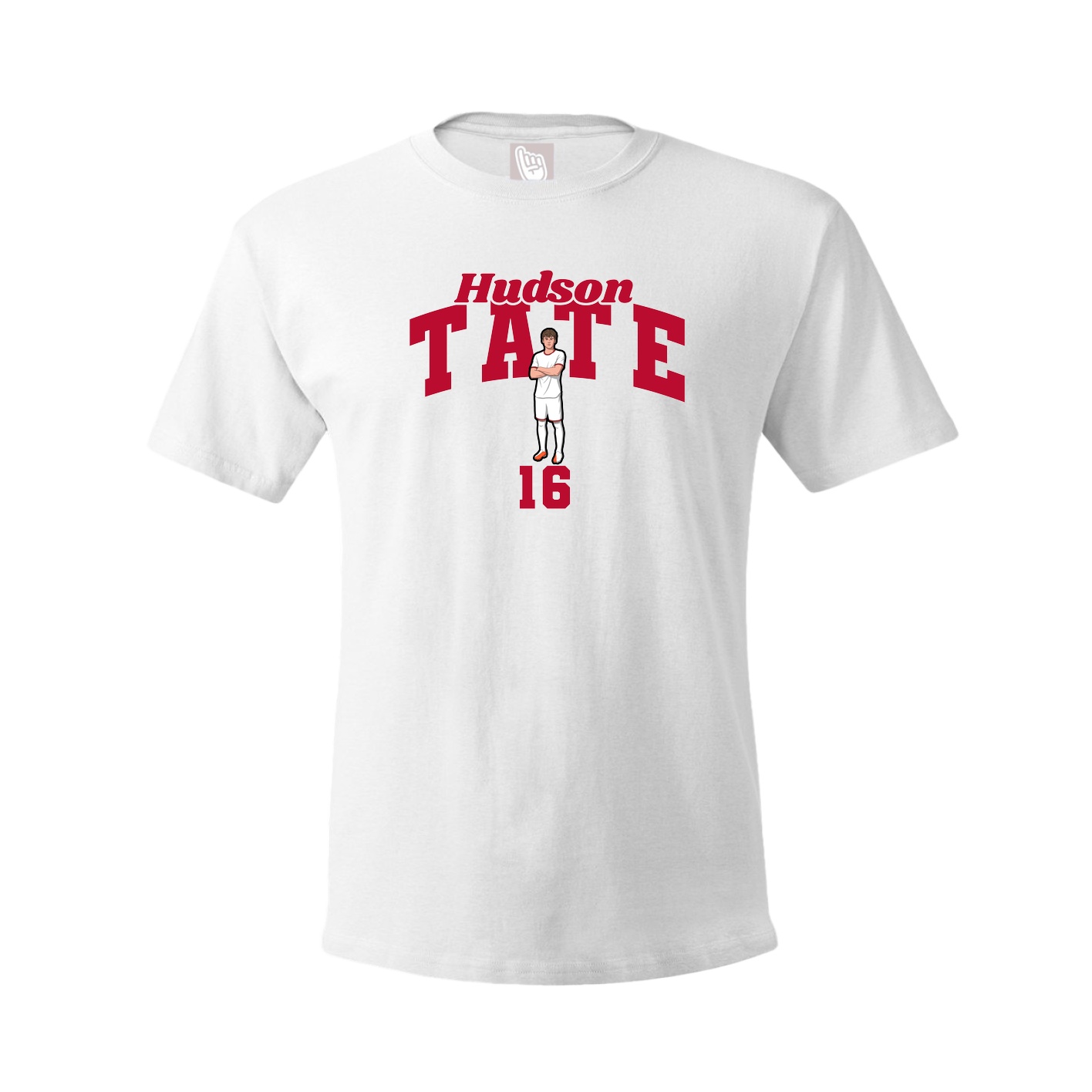 Youth Tee — Signature Arch in White