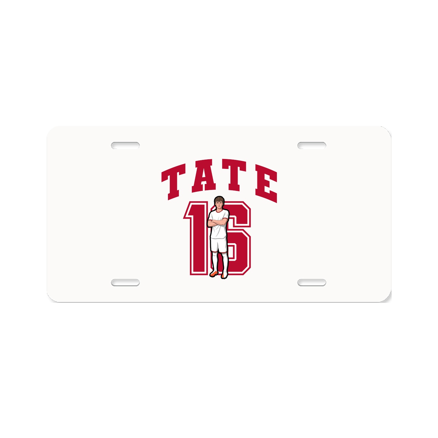 License Plate — Number in Classic