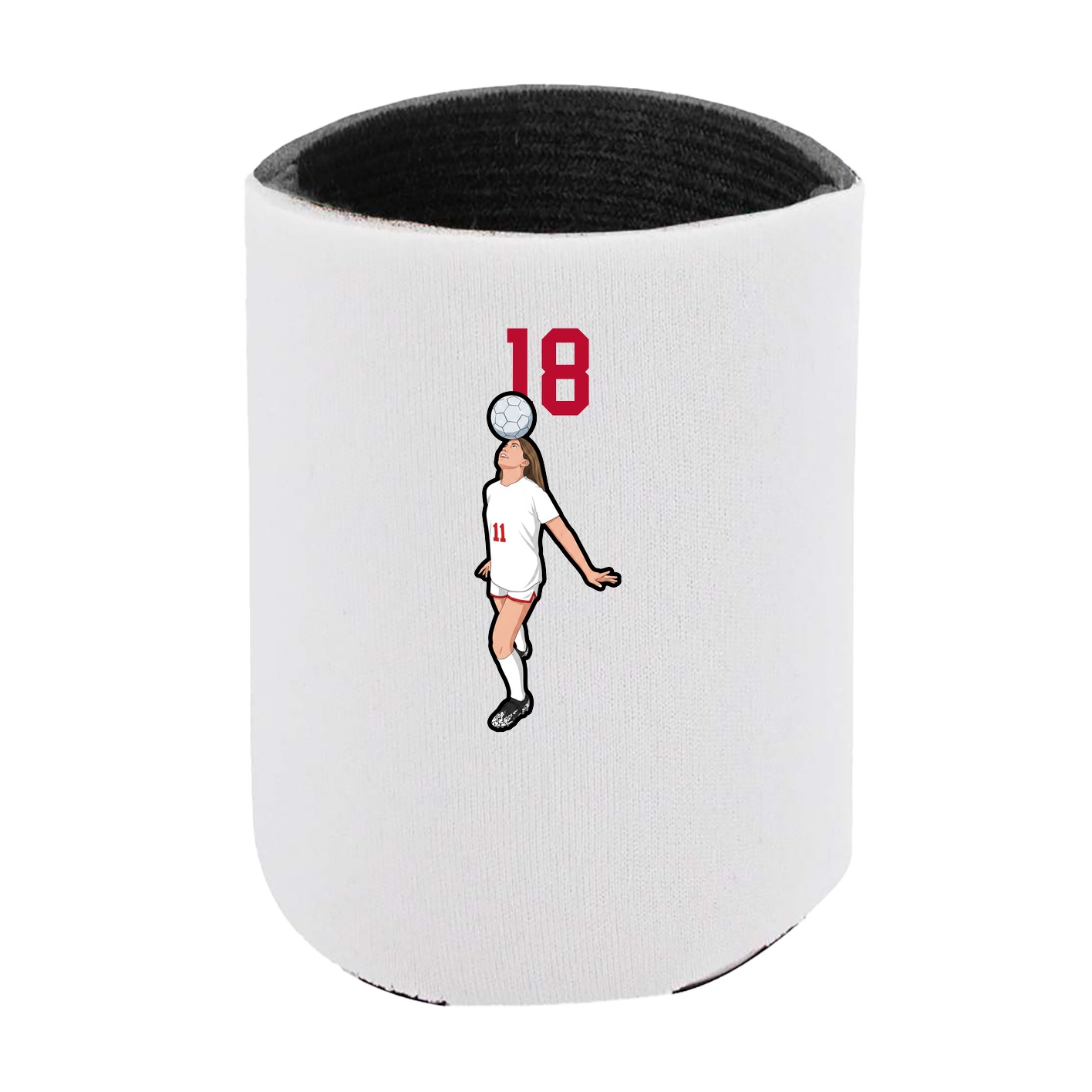 Can Holder — Number Top in White