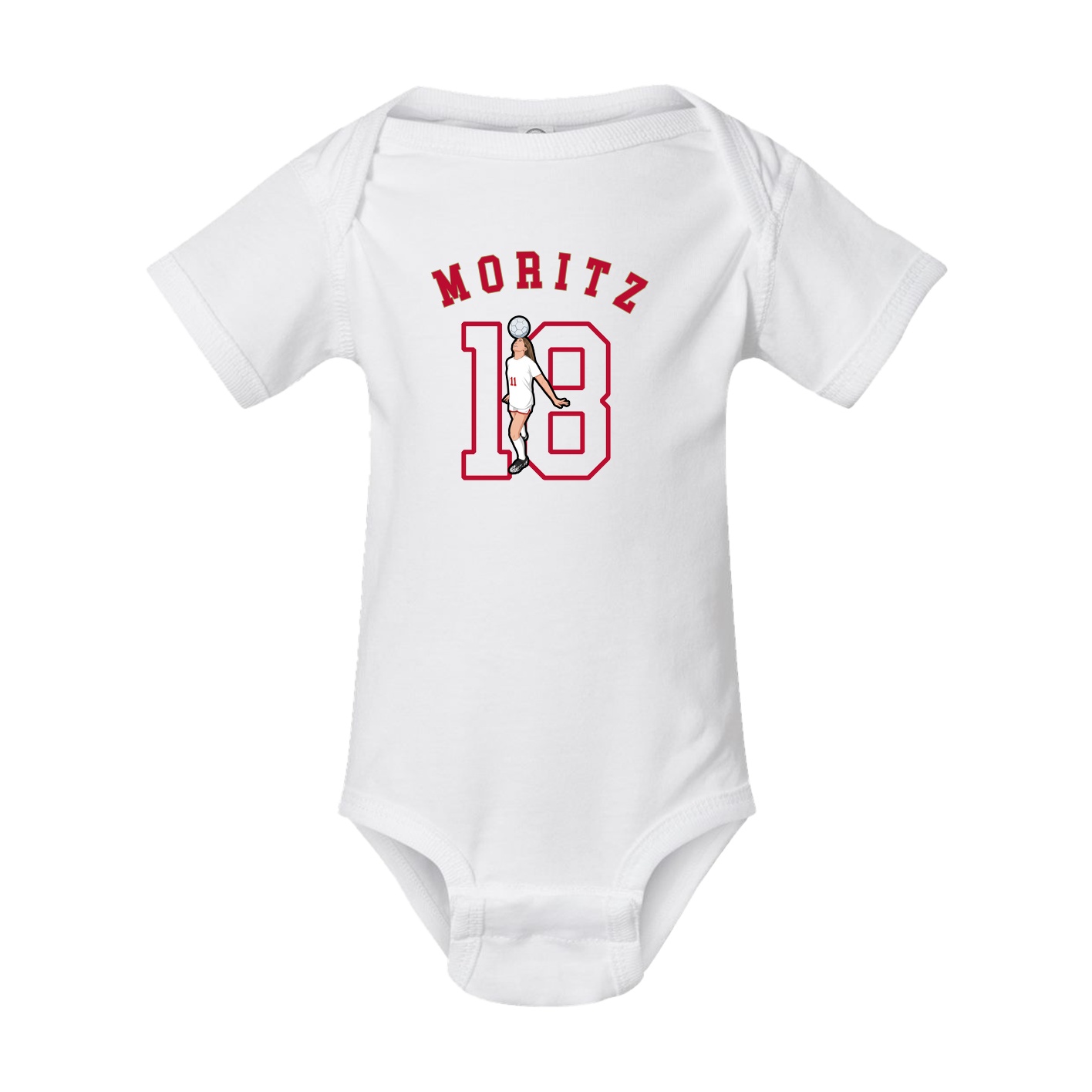 Baby Onesie — Shirsey Arch in White